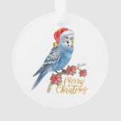 Budgie Kerstmis Ornament (achterkant)