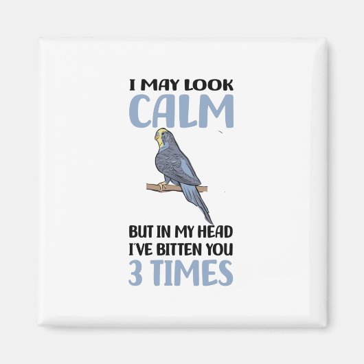 Budgie Lover Magneet (Voorkant)