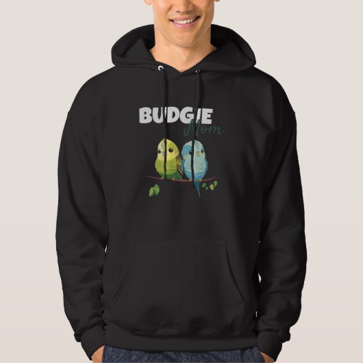 Budgie Mom Budgerigar Parakeet Bird 58 Hoodie (Voorkant)