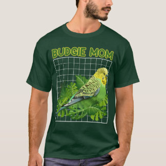 Budgie Mom Vogelliefhebber Vogelaar Vogels Eigenaa T-shirt