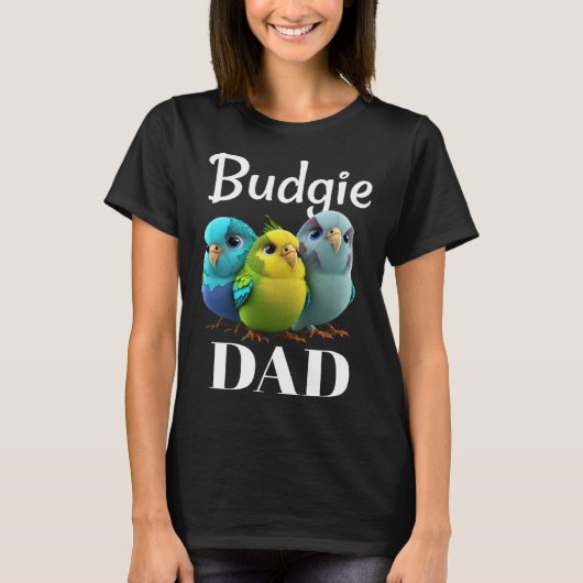 Budgie Papa Budgerigar Perakeet Bird Pullover Hood (Devant)