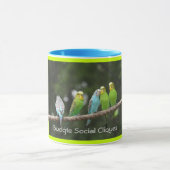 Budgie Social Cliques Coffee Mug (Centre)