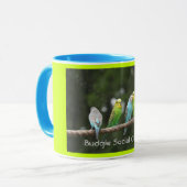 Budgie Social Cliques Coffee Mug (Devant gauche)