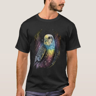 Budgie Space Budgerigar Parkiet Vogel 2 T-shirt