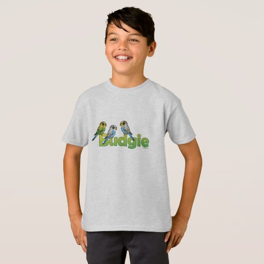 BUDGIE T-SHIRT (Voorkant volledig)