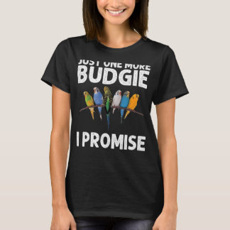 Budgie voor mannen Cockatiel Paraket T-shirt