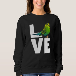 Budgie Voor Mannen Vrouwen Budgerigar Papegaai Puf Trui