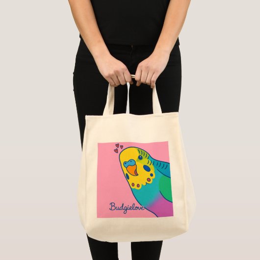 Budgielove Grocerybag  Tote Bag (Voorkant (product))