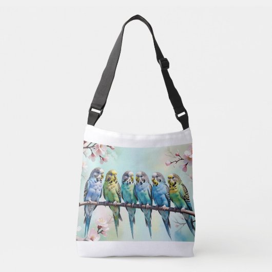 Budgies Crossbody Tas (Voorkant)