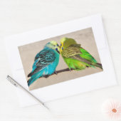 Budgies in Love Sticker (Envelop)