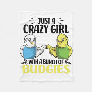 Budgies Lovers Vogelgezelschapsdieren Fleece Deken