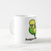 Budgies Rock. Koffiemok (Voorkant links)