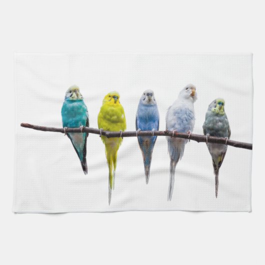Budgies Theedoek (Horizontaal)