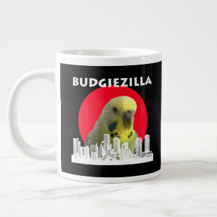 Budgiezilla Budgie Bird Budgerigar Parakeet Parrot Extra Grote Beker
