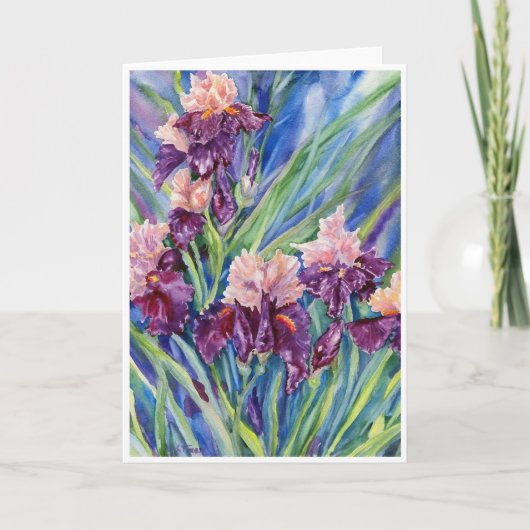 "Buds and Blooms" Blanco Notecard Bedankkaart (Voorkant)