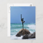 Budva ballerina Briefkaart (Voorkant / Achterkant)