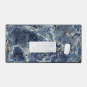 Bue Gris Marbre Noir & Veines Beige (Clavier et souris)