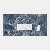 Bue Gris Marbre Noir & Veines Beige (Clavier et souris)