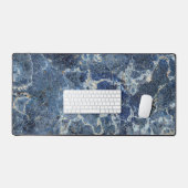 Bue Gris Marbre Noir & Veines Beige (Clavier et souris)