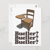 Bueller? Bueller? Bueller? Briefkaart (Voorkant / Achterkant)