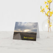 Buen Camino ! Carte vierge de note (Fleur jaune)