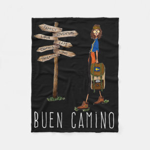 Buen Camino De Santiago Pelgrim Wandelroute Van St Fleece Deken