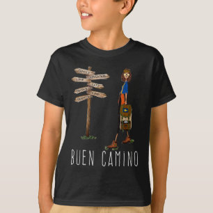 Buen Camino De Santiago Pelgrim Wandelroute Van St T-shirt