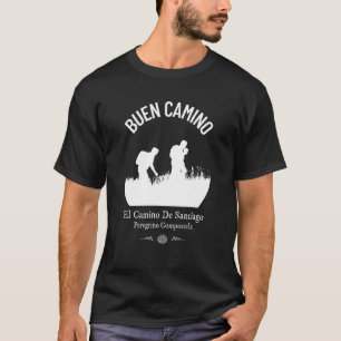 Buen Camino El Camino de Santiago Peregrino Compos T-shirt