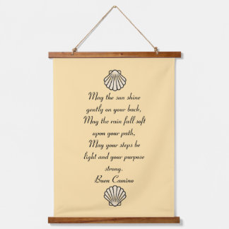 Buen Camino Pelgrim Blessing Tapestry Hangend Wandkleed