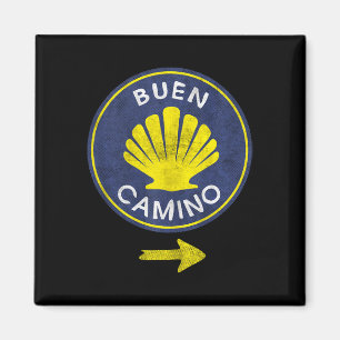 Buen Camino Shell El Camino De Santiago De Compost Magneet