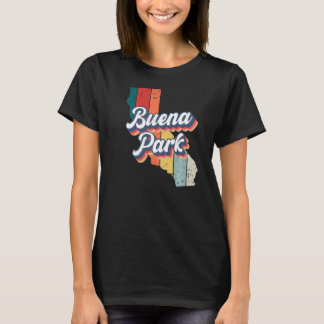 Buena Park City Retro Vintage Hometown California T-shirt