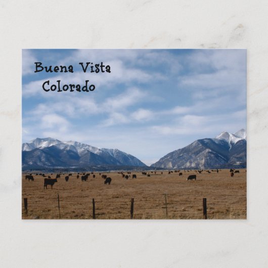 Buena Vista, CO Briefkaart (Voorkant)