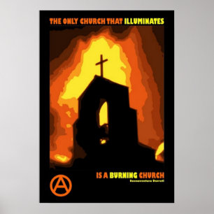 buenaventura durruti antitheocracy quote poster