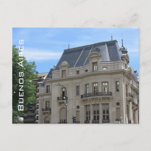 buenos aires architectuur klassiek briefkaart (Voorkant)