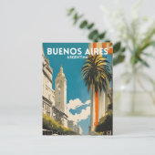 Buenos Aires Argentina Briefkaart (Staand voorkant)