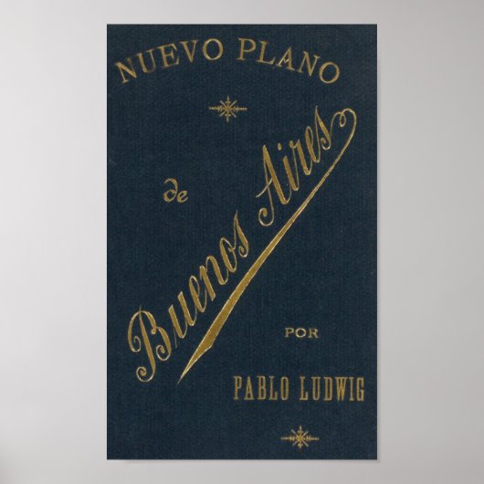 Buenos Aires Argentina Poster (Voorkant)