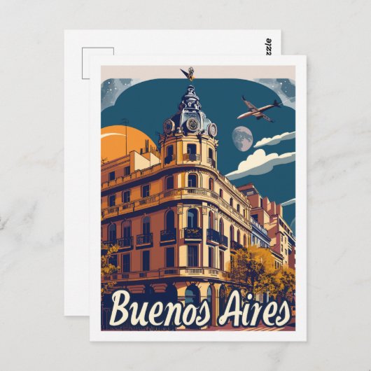 Buenos Aires Argentinië Beroemde reisplaats Briefkaart (Voorkant / Achterkant)