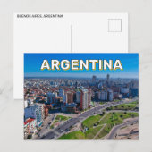Buenos Aires, Argentinië Briefkaart (Voorkant / Achterkant)