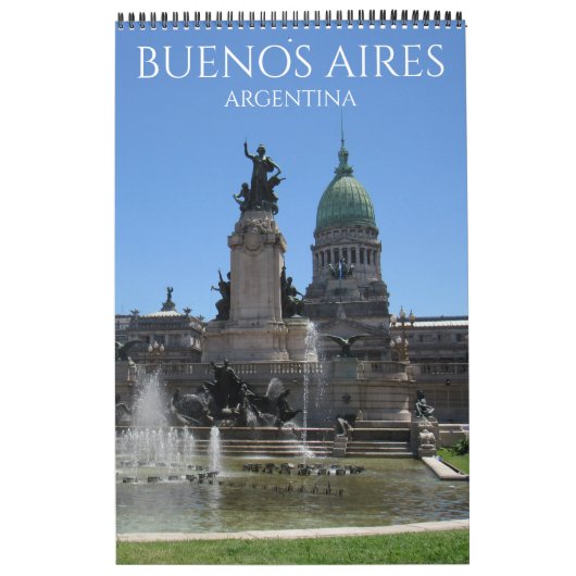 buenos aires argentinië kalender (Hoes)