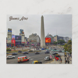 Buenos Aires, Argentinië, Obelisco Briefkaart