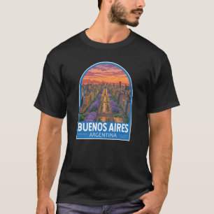 Buenos Aires Argentinië Travel Art Vintage T-shirt