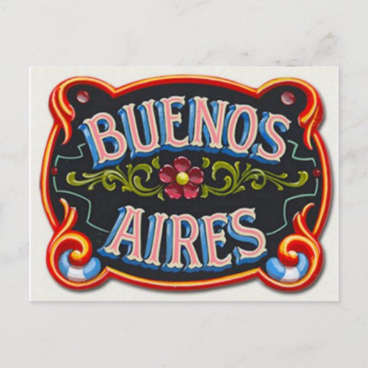 Buenos Aires Briefkaart (Voorkant)