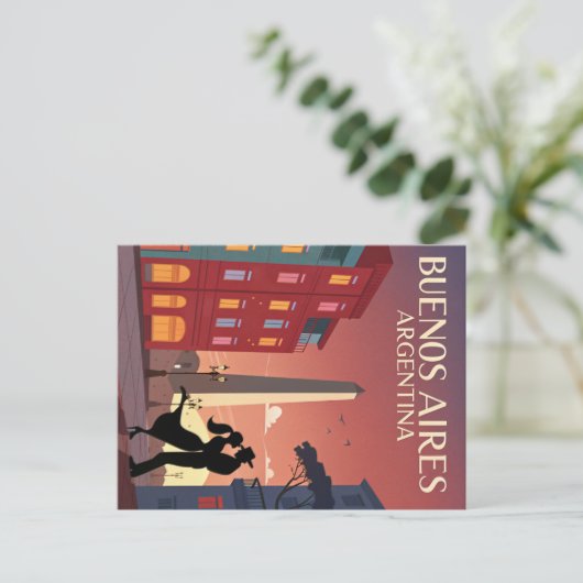 Buenos Aires Briefkaart (Staand voorkant)