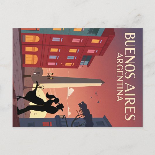 Buenos Aires Briefkaart (Voorkant)