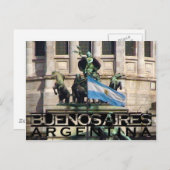 Buenos Aires Briefkaart (Voorkant / Achterkant)