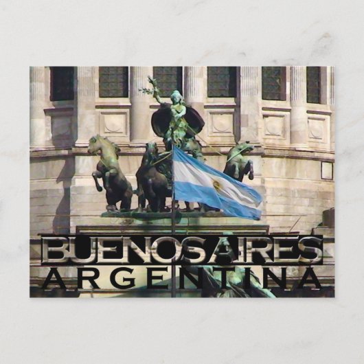 Buenos Aires Briefkaart (Voorkant)