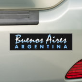 Buenos Aires Bumpersticker (Op auto)