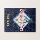 Buenos Aires City Argentina Retro Tango Legpuzzel (Horizontaal)