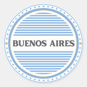 Buenos Aires City Pride Embleem Argentijnse identi Ronde Sticker