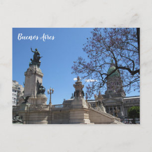 buenos aires congreso jacaranda briefkaart